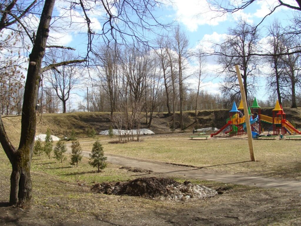 Бастион у Сокольей башни в Пскове.